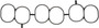 Reinz Fuel Injection Plenum Gasket Set 15-10798-01 for 2000-2001 INFINITI/Nissan (I30, Maxima)