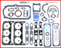 Enginetech M262L-1 | Full Gasket Set for Chevrolet Marine 262 STD Rotation | 1Pc Rear Main