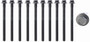 Enginetech HB114 TTY Head Bolt Set for 1981-2004 Ford/Mercury EXP/Escort/Focus/LN7 1.6L/1.9L - Torque-to-Yield, Single Use