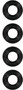 Reinz Spark Plug Tube Seal Set 18-10006-01 for 1991-1994 Nissan 1.6L L4 (Sentra, NX)