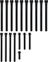 Reinz Cylinder Head Bolt Set 14-32309-02 for 2007-2016 BMW 3.0L L6 (740i, 740Li, 335is, Z4)