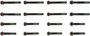 Reinz Cylinder Head Bolt Set 14-10064-01 for 1995-2009 Buick/Chevrolet/Pontiac 3.8L V6 (LeSabre, Park Avenue, Regal, Impala)