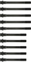 Reinz Cylinder Head Bolt Set 14-55002-01 for 1985-1997 Geo/Toyota 1.8L 1.6L L4 (Prizm, Celica, Corolla, MR2)
