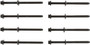 Reinz Cylinder Head Bolt Set 14-10074-01 for 1995-2009 Mazda/Ford/Mercury 3.0L 2.5L V6 (MPV, Taurus, 6, Sable)