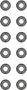 Reinz Valve Stem Seal Set 12-52748-03 for 1970-1984 Nissan 2.4L 2.6L L6 (240Z, 260Z, 280Z, 280ZX)