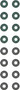 Reinz Valve Stem Seal Set 12-53989-01 for 2001-2004 Subaru 2.5L H4 (Impreza)