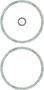 Reinz Oil Strainer Gasket Set 13-21729-02 for 1970-1979 Volkswagen/Porsche 1.7L 1.8L H4 (411, 914, 412, Transporter)