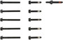 Reinz Cylinder Head Bolt Set 14-10053-01 for 1992-2001 Ford/Lincoln/Mercury 5.0L V8