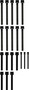 Reinz Cylinder Head Bolt Set 14-32056-01 for 1992-2000 Volkswagen 2.8L V6 (Corrado, Passat, Jetta, Golf)