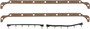 Reinz Oil Pan Gasket Set 10-10158-01 for 1956-1969 Dodge/Fargo/Checker 5.0L 5.1L V8 (D100 Pickup, D200 Pickup, D300 Pickup, Truck)