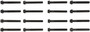 Reinz Cylinder Head Bolt Set 14-10103-01 for 1986-2000 Mazda/Ford/Merkur 4.0L 2.9L V6 (B4000, Aerostar, Bronco II, Explorer)