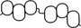 Reinz Fuel Injection Plenum Gasket 71-43052-00 for 2001-2005 Toyota/Lexus 3.0L V6 (Camry, ES300)