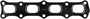 Reinz Exhaust Manifold Gasket 71-54096-00 for 2007-2020 Mitsubishi/Chrysler/Dodge 2.4L 2.0L L4 (RVR, 200, Avenger, Caliber)