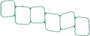 Reinz Fuel Injection Plenum Gasket 71-14766-00 for 2009-2012 Mercury/Ford/Mazda 3.0L V6 (Milan, Escape, Fusion, Mariner)