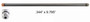 Enginetech EPR662-16 Push Rod - 16-Pack for 2004-2010 Ford E-350 Club Wagon E-350 Super Duty E-450 Super Duty Excursion 6.0L/6.4L 9.795" OAL