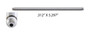 Enginetech EPR604 Push Rod - 4-Pack for 1997-2008 Ford Mazda Mercury Aerostar B3000 Ranger Sable 3.0L 5.297" OAL - OE Push Rod Set