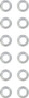 Reinz Valve Stem Seal Set 12-23062-02 for 1981-1990 Volvo 2.8L V6 (262, 264, 265, 760)