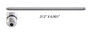 Enginetech EPR462 Push Rod - 4-Pack for 1992-2003 Dodge B150 B1500 B250 B2500 3.9L 6.901" OAL - Stock Replacement Push Rod