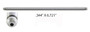 Enginetech EPR438 Push Rod - 4-Pack for 1989-1993 Buick Oldsmobile Pontiac Achieva Century Cutlass Calais Cutlass Ciera 3.3L 6.721" OAL