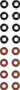 Reinz Valve Stem Seal Set 12-26503-01 for 1986-1987 Mercedes-Benz 2.3L L4 (190E)