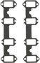 Reinz Exhaust Manifold Gasket Set 11-10174-01 for 1961-1977 Ford/AC/Shelby 5.8L 6.4L V8 (P-350, Custom, Shelby Cobra, Cobra)