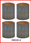 Wrist Pin Bushing Set (4) - Fits Toyota 2.0L & 2.2L - EB020-4