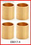 Enginetech EB017-4 Bronze Piston Pin Bushings (4 Pack) for 1998-2004 Kia - Connecting Rod Bushing - Professional Rebuild Component