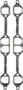 Reinz Exhaust Manifold Gasket Set 11-10204-01 for 1993-1997 Chevrolet/Buick/Cadillac 5.7L 4.3L V8