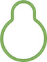 Reinz Intake Manifold Gasket 71-29486-00 for 1994-2002 Mercedes-Benz 3.2L L6 (E320, S320, SL600)