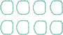 Reinz Intake Manifold Gasket Set 11-10340-01 for 2006-2011 Cadillac/Buick 4.6L V8 (DTS, SRX, STS, XLR)