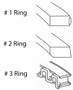 Piston & Ring Set (8) for Ford 460 - Enginetech K3048 - Size = PSTD