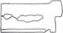 Elring Valve Cover Gasket for 2008-2019 Porsche 911/Cayman/Boxster 2.7L 2.9L 3.4L