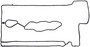 Elring Valve Cover Gasket for 2008-2019 Porsche 911/Cayman/Boxster 2.7L 2.9L 3.4L