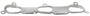 Elring Exhaust Manifold Gasket for 2001-2012 Porsche 911 3.6L 3.8L 4.0L