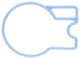 Elring Intake Manifold Housing Gasket for 1998-2010 Buick/Cadillac/Chevrolet/GMC Sierra 1500/Silverado 1500/Express 2500/Silverado 2500 4.8L