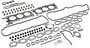 Elring Head Gasket Set for 2009-2012 Ford/Mazda Fusion/Escape/Tribute 3.0L