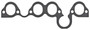 Elring Intake Manifold Gasket for 1975-1999 Audi/VW Golf/Jetta/4000/Fox/Scirocco 1.5L 1.6L 1.7L