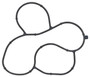 Elring Water Pump Gasket for 2012-2024 Audi/Seat/VW Polo/Q3/A1/A3/Tiguan 1.0L 1.2L 1.4L