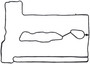 Elring Valve Cover Gasket for 2008-2019 Porsche 911/Cayman/Boxster 2.7L 2.9L 3.4L