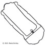 Beck Arnley Plenum Gasket Set for 2005-2017 Acura/Honda TL/Accord/MDX/RDX/RL 3.0L 3.2L 3.5L