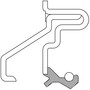 National Automatic Transmission Output Shaft Seal for 2000-2013 Ford Focus/Transit Connect