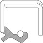 National Wheel Seal for 1984-1995 Chrysler/Dodge/Plymouth Town & Country/Caravan/Grand Caravan/Mini Ram/Grand Voyager