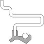 National Engine Crankshaft Seal for 1970-2008 DeTomaso/Ford/Laforza/Lincoln/Mazda E-250 Econoline Club Wagon/E-350 Econoline 3.0L 3.8L 4.2L
