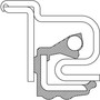 National Wheel Seal for 1984-1989 Jeep Cherokee/Comanche/Wagoneer/Wrangler