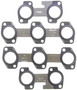 Mahle Exhaust Manifold Gasket Set for 1997-2019 Ford E-350 Club Wagon/E-350 Econoline/E-350 Econoline Club Wagon/E-350 Super Duty 6.8L