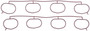 Mahle Intake Manifold Gasket Set for 2004-2009 Lexus/Toyota GX470/4Runner/LX470/Land Cruiser/Sequoia 4.7L