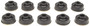 Mahle Valve Cover Grommet Set for 1942-1996 Edsel/Ford/Lincoln/Mercury Custom/Club/Country Sedan/Country Squire/Customline 3.5L 3.6L 3.7L