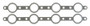 Mahle Exhaust Manifold Gasket Set for 1994-2003 Ford E-350 Club Wagon/E-350 Econoline/E-350 Econoline Club Wagon/E-350 Super Duty 7.3L
