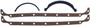 Mahle Oil Pan Gasket Set for 1971-1993 Chrysler/Dodge/Plymouth Cordoba/LeBaron/New Yorker/Newport/Town & Country 5.9L
