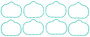 Mahle Intake Manifold Gasket Set for 2018-2025 Ford F-150/Mustang 5.0L